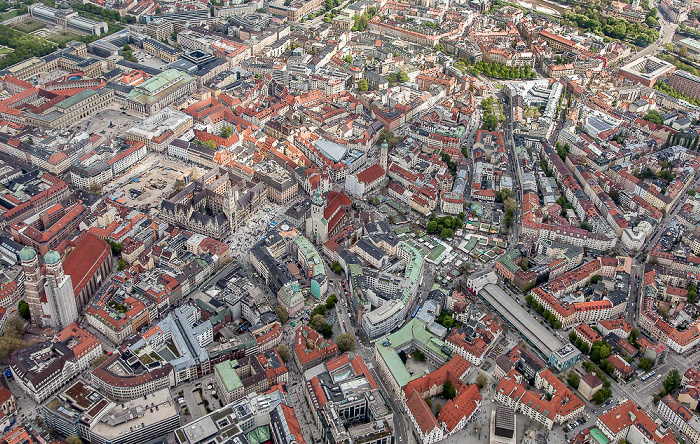Luftbild aus Zeppelin: Altstadt-Lehel - Altstadt München
