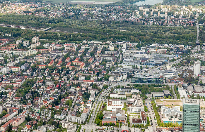 München Luftbild aus Zeppelin