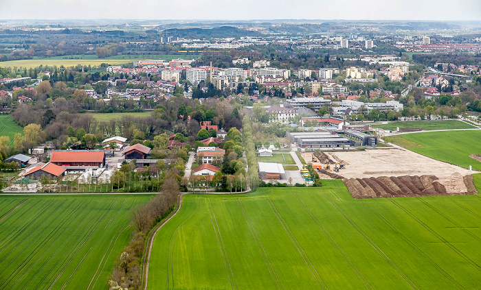 Luftbild aus Zeppelin Oberschleißheim