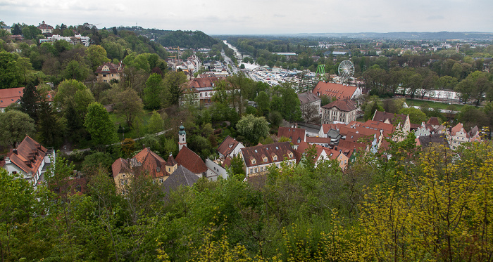 Blick von der Burg Trausnitz Landshut