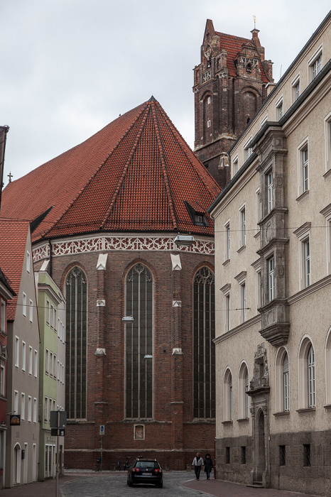 Landshut Altstadt: Heilig-Geist-Gasse, Heilig-Geist-Kirche