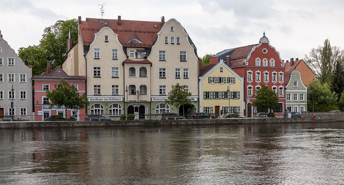 Isar, Mühleninsel mit dem Isargestade Landshut