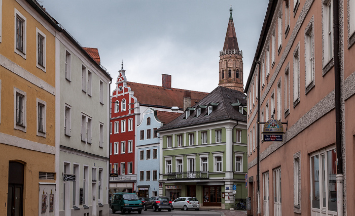 Landshut Altstadt: Regierungsstraße Pfarrkirche St. Jodok