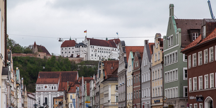 Landshut Altstadt: Neustadt Burg Trausnitz Jesuitenkirche St. Ignatius