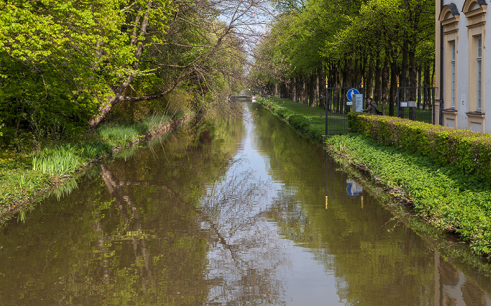 Schlossanlage Schleißheim: Schlosspark Schleißheim - Seitenkanal Oberschleißheim