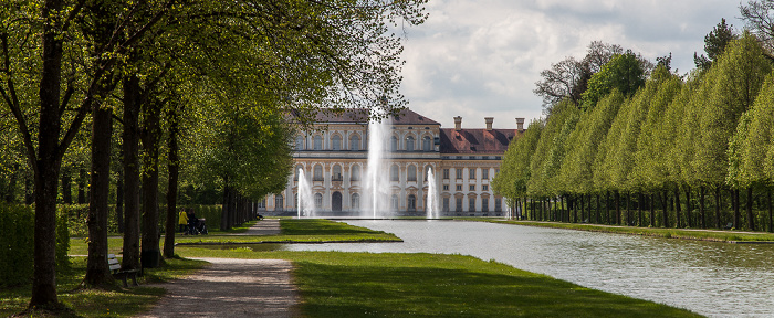 Schlossanlage Schleißheim: Schlosspark Schleißheim, Mittelkanal, Neues Schloss Schleißheim Oberschleißheim