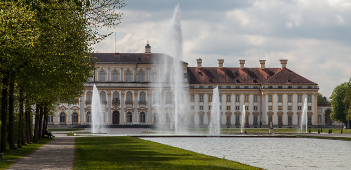 Oberschleißheim Schlossanlage Schleißheim: Schlosspark Schleißheim, Mittelkanal, Neues Schloss Schleißheim