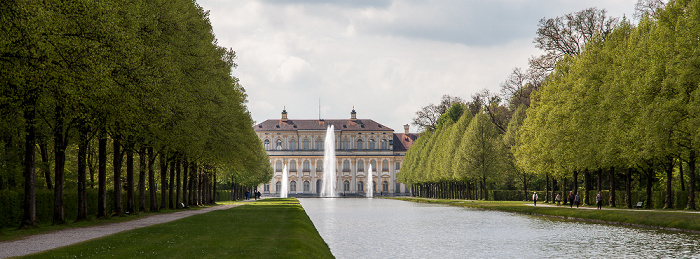 Schlossanlage Schleißheim: Schlosspark Schleißheim, Mittelkanal, Neues Schloss Schleißheim Oberschleißheim