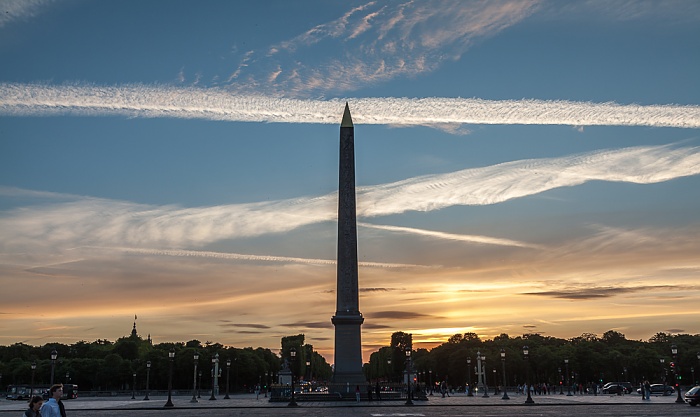 Vom Place de la Concorde zum Arc de Triomphe Paris