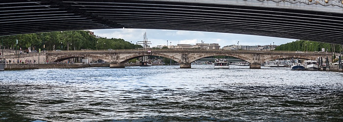 Seine, Pont Alexandre lll (oben), Pont des Invalides Paris