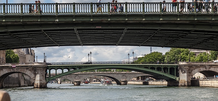 Seine, Pont d'Arcole, Pont Notre-Dame, Pont au Change Paris