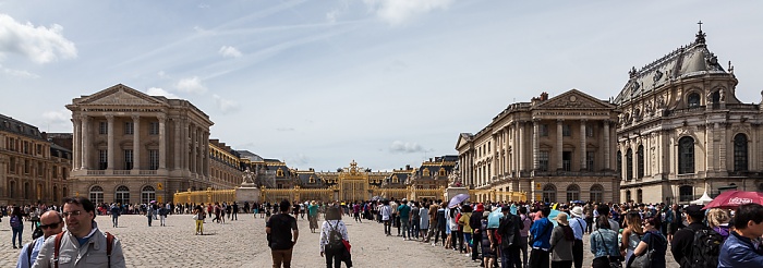 Place d'Armes, Ehrenhof (Cour d'Honneur), Schloss Versailles (Château de Versailles)