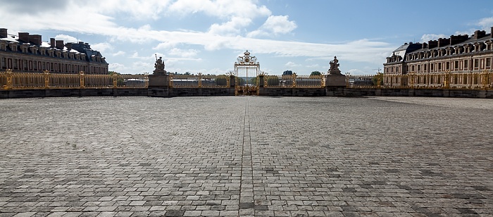 Schloss Versailles (Château de Versailles): Ehrenhof (Cour d'Honneur)