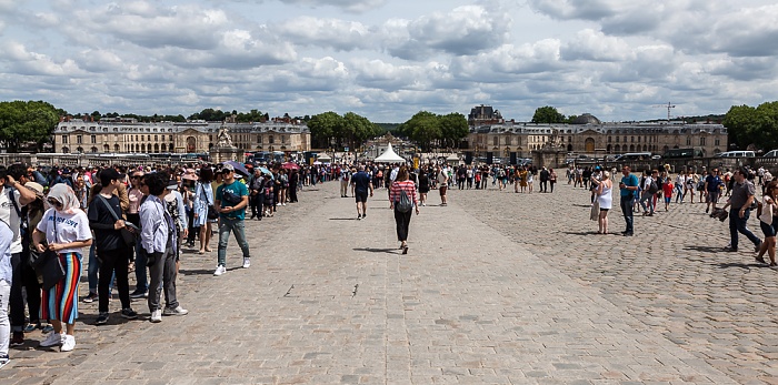 Schloss Versailles (Château de Versailles): Ehrenhof (Cour d'Honneur) Versailles