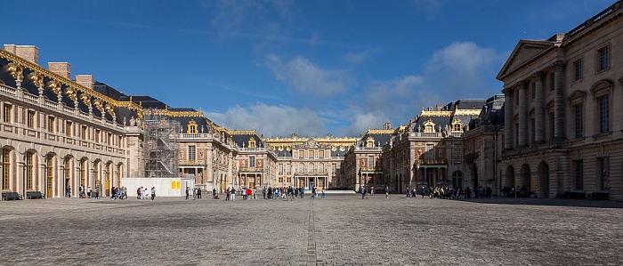 Schloss Versailles (Château de Versailles): Ehrenhof (Cour d'Honneur)