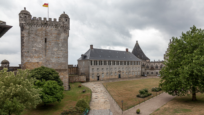 Bad Bentheim Burg Bentheim: Pulverturm und Marstall