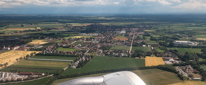 Bayern - Landkreis Freising: Hallbergmoos 2017-06-29 Flug DLH1716 München Franz Josef Strauß (MUC/EDDM) - Split (SPU/LDSP)