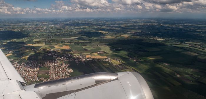 Bayern - Landkreis Freising: Hallbergmoos 2017-06-29 Flug DLH1716 München Franz Josef Strauß (MUC/EDDM) - Split (SPU/LDSP)