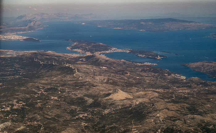 Gespanschaft Split-Dalmatien, Adriatisches Meer Gespanschaft Split-Dalmatien