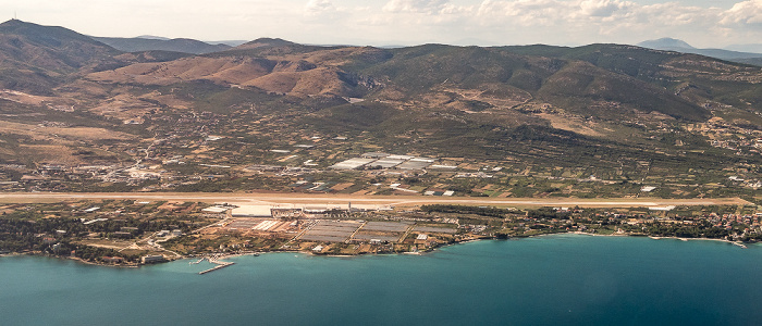 Gespanschaft Split-Dalmatien, Adriatisches Meer, Flughafen Split-Kaštela 2017-06-29 Flug DLH1716 München Franz Josef Strauß (MUC/EDDM) - Split (SPU/LDSP)