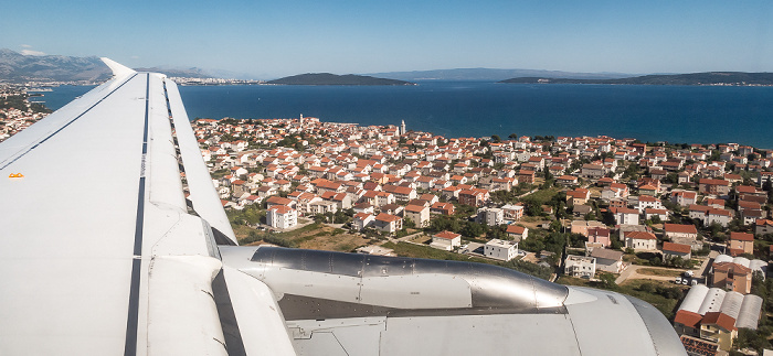 Gespanschaft Split-Dalmatien: Kaštela 2017-06-29 Flug DLH1716 München Franz Josef Strauß (MUC/EDDM) - Split (SPU/LDSP) Čiovo