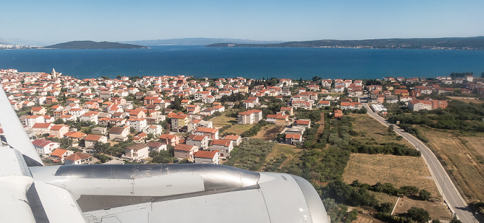 Gespanschaft Split-Dalmatien: Kaštela 2017-06-29 Flug DLH1716 München Franz Josef Strauß (MUC/EDDM) - Split (SPU/LDSP) Čiovo