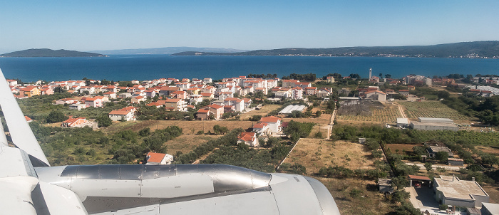 Gespanschaft Split-Dalmatien: Kaštela 2017-06-29 Flug DLH1716 München Franz Josef Strauß (MUC/EDDM) - Split (SPU/LDSP) Čiovo