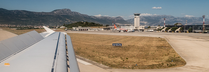 Gespanschaft Split-Dalmatien Flughafen Split-Kaštela 2017-06-29 Flug DLH1716 München Franz Josef Strauß (MUC/EDDM) - Split (SPU/LDSP)