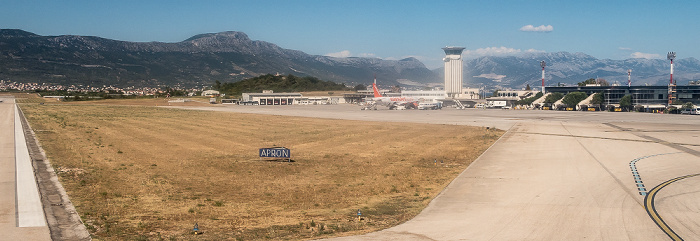 Gespanschaft Split-Dalmatien Flughafen Split-Kaštela 2017-06-29 Flug DLH1716 München Franz Josef Strauß (MUC/EDDM) - Split (SPU/LDSP)