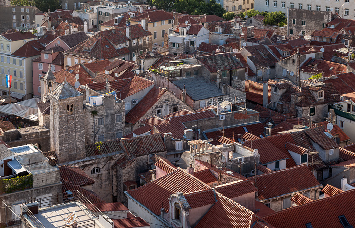 Split Blick vom Turm der Kathedrale des Heiligen Domnius