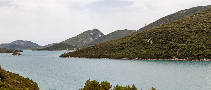 Adriatisches Meer (Mittelmeer): Bucht von Mali Ston (Malostonski zaljev, Kanal Malog Stona) Dubrovacko primorje