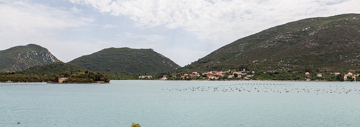 Dubrovacko primorje Adriatisches Meer (Mittelmeer): Bucht von Mali Ston (Malostonski zaljev, Kanal Malog Stona)