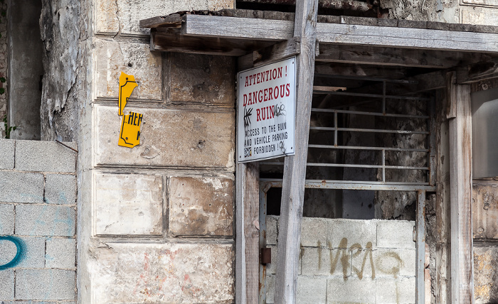 Mostar Ulica Maršala Tita: Kriegsruinen