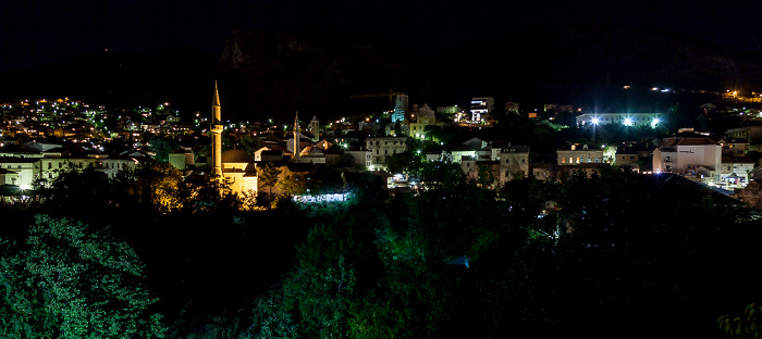 Mostar Blick vom Hotel Almira: Altstadt