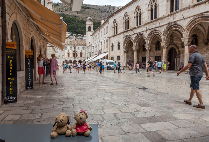 Dubrovnik Altstadt (Grad): Ulica Pred Dvorom - Teddy und Teddine Rektorenpalast