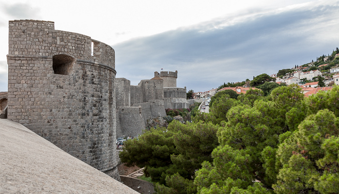 Dubrovnik Altstadt (Grad): Stadtmauer
