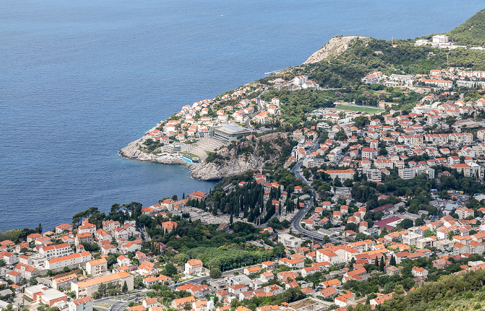 Blick vom Brdo Srđ Dubrovnik