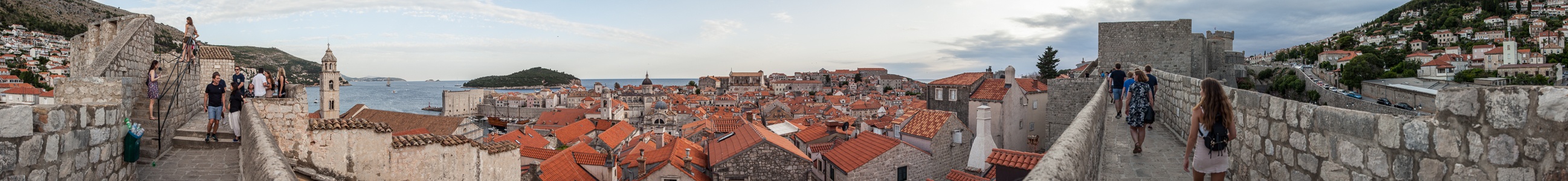 Blick von der Stadtmauer: Altstadt (Grad) Dubrovnik