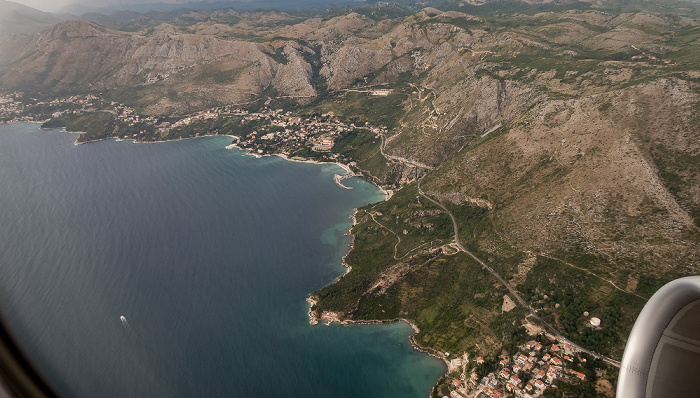 Gespanschaft Dubrovnik-Neretva 2017-07-02 Flug DLH1711 Dubrovnik (DBV/LDDU) - München Franz Josef Strauß (MUC/EDDM) Plat