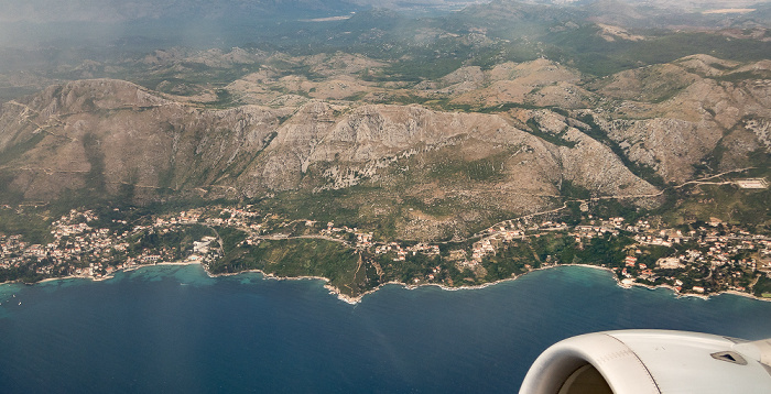 Gespanschaft Dubrovnik-Neretva: Srebreno (links) Gespanschaft Dubrovnik-Neretva