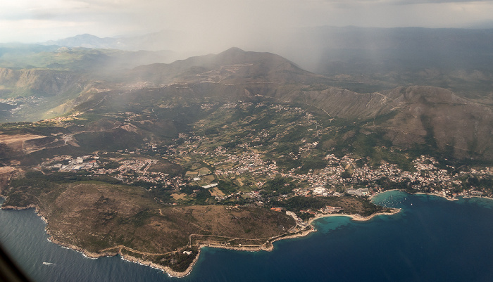 Gespanschaft Dubrovnik-Neretva: Srebreno (rechts) 2017-07-02 Flug DLH1711 Dubrovnik (DBV/LDDU) - München Franz Josef Strauß (MUC/EDDM)