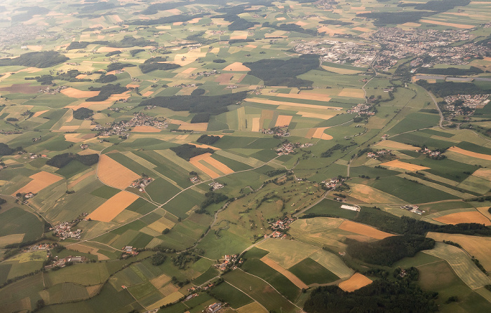 Bayern - Landkreis Landshut 2017-07-02 Flug DLH1711 Dubrovnik (DBV/LDDU) - München Franz Josef Strauß (MUC/EDDM) Vilsbiburg