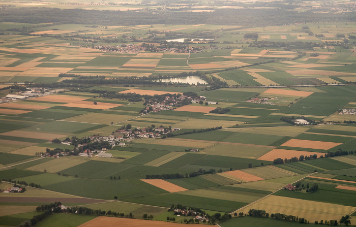 Bayern - Landkreis Erding 2017-07-02 Flug DLH1711 Dubrovnik (DBV/LDDU) - München Franz Josef Strauß (MUC/EDDM) Thenn Thenner Weiher Zustorf Zustorfer Weiher