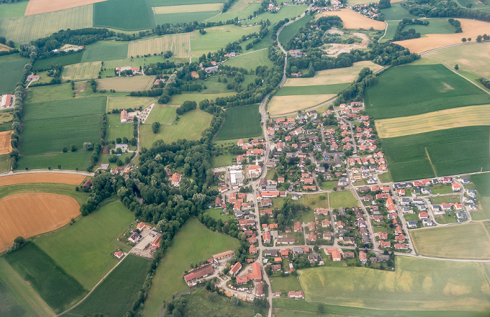 Bayern - Landkreis Erding: Fraunberg 2017-07-02 Flug DLH1711 Dubrovnik (DBV/LDDU) - München Franz Josef Strauß (MUC/EDDM)