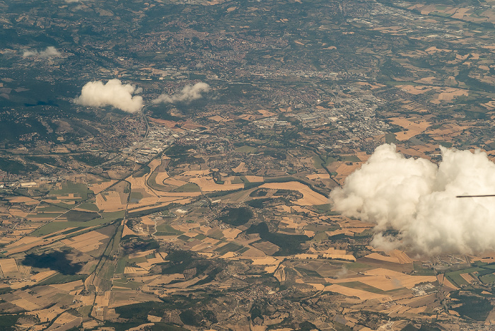 Umbrien Perugia 2017-07-15 Flug AZA437 München Franz Josef Strauß (MUC/EDDM) - Rom-Fiumicino (FCO/LIRF) Luftbild aerial photo