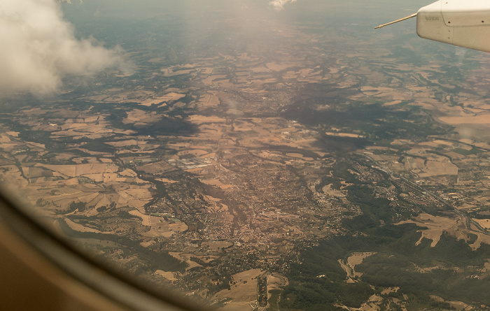 Latium Formello 2017-07-15 Flug AZA437 München Franz Josef Strauß (MUC/EDDM) - Rom-Fiumicino (FCO/LIRF) Luftbild aerial photo