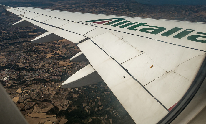 Latium 2017-07-15 Flug AZA437 München Franz Josef Strauß (MUC/EDDM) - Rom-Fiumicino (FCO/LIRF) Luftbild aerial photo