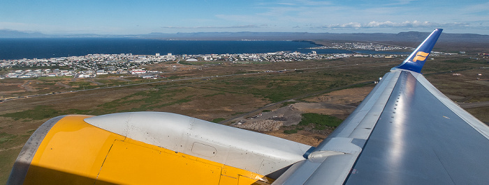 Reykjanesskagi Keflavik, Atlantik 2017-08-17 Flug ICE671 Keflavík (KEF/BIKF) - Denver (KDEN) Luftbild aerial photo