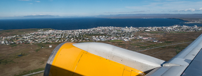 Reykjanesskagi Keflavik, Atlantik 2017-08-17 Flug ICE671 Keflavík (KEF/BIKF) - Denver (KDEN) Luftbild aerial photo