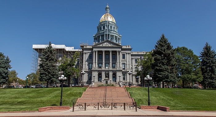 Denver Capitol Hill mit dem Colorado State Capitol Building
